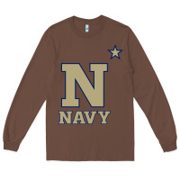 Chestnut navy midshipmen Long Sleeve Tee - linhVisuals