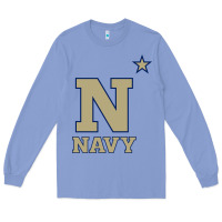 Colony Blue navy midshipmen Long Sleeve Tee - linhVisuals