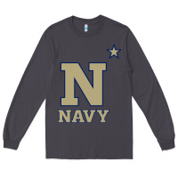 Smoke navy midshipmen Long Sleeve Tee - linhVisuals