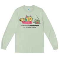 Matcha listening to lemon demon Long Sleeve Tee - linhVisuals