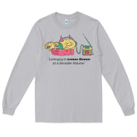 Moon Dust listening to lemon demon Long Sleeve Tee - linhVisuals