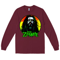 Burgundy rob zombie 02 Long Sleeve Tee - linhVisuals