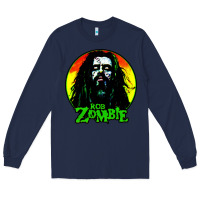 Navy rob zombie 02 Long Sleeve Tee - linhVisuals