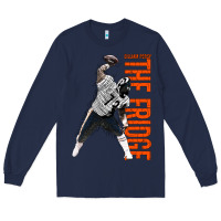 Navy william perry spike Long Sleeve Tee - linhVisuals