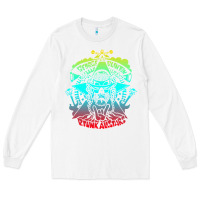 White george clinton and parliament funkadelic müsïc Long Sleeve Tee - linhVisuals