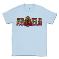 Dusty Blue abuela floral aztec leopard Classic Tee - Jasminsmagicworld