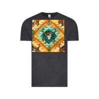 Vintage Black native american aztec seamless pattern Vintage Tee - BundleAndBundleShop