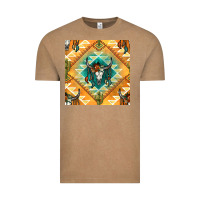 Vintage Coffee native american aztec seamless pattern Vintage Tee - BundleAndBundleShop