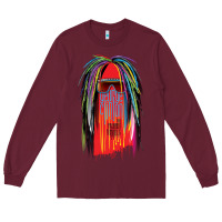 Burgundy george clinton and parliament funkadelic müsïc Long Sleeve Tee - linhVisuals