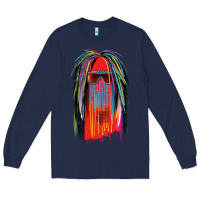 Navy george clinton and parliament funkadelic müsïc Long Sleeve Tee - linhVisuals