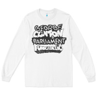 White george clinton and parliament funkadelic müsïc Long Sleeve Tee - linhVisuals