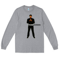 Heather Grey tom jones 03 Long Sleeve Tee - linhVisuals