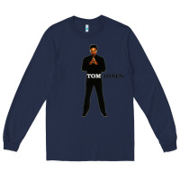 Navy tom jones 03 Long Sleeve Tee - linhVisuals