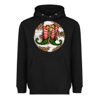 Black Elf Shoes Christmas Heavyweight Hoodie - RanaPortraitStore