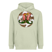 Matcha Elf Shoes Christmas Heavyweight Hoodie - RanaPortraitStore