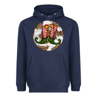 Navy Elf Shoes Christmas Heavyweight Hoodie - RanaPortraitStore