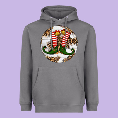 Elf Shoes Christmas Heavyweight Hoodie Designed By Ranaportraitstore