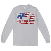 Moon Dust great dane vintage american flag t shirt Long Sleeve Tee - linhVisuals
