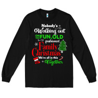 Black family christmas vacation pajamas Long Sleeve Tee - linhVisuals