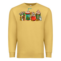 Antique Gold mexican coffee cups Premium Sweatshirt - Jasminsmagicworld