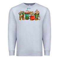 Heather Grey mexican coffee cups Premium Sweatshirt - Jasminsmagicworld