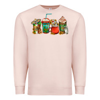 Pale Pink mexican coffee cups Premium Sweatshirt - Jasminsmagicworld