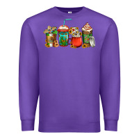 Purple mexican coffee cups Premium Sweatshirt - Jasminsmagicworld