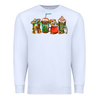 White mexican coffee cups Premium Sweatshirt - Jasminsmagicworld