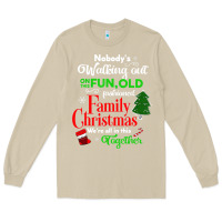 Mushroom family christmas vacation pajamas Long Sleeve Tee - linhVisuals