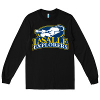 Black la salle Long Sleeve Tee - linhVisuals