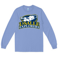 Colony Blue la salle Long Sleeve Tee - linhVisuals