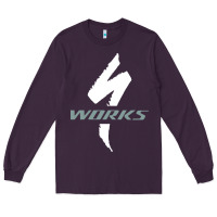 Plum Specialized Bikes Bicycle Long Sleeve Tee - linhVisuals