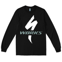 Black Specialized Bikes Bicycle Long Sleeve Tee - linhVisuals