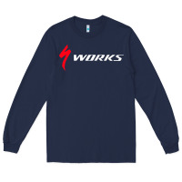 Navy Specialized Bikes Bicycle Long Sleeve Tee - linhVisuals