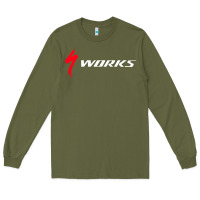 Army Green Specialized Bikes Bicycle Long Sleeve Tee - linhVisuals