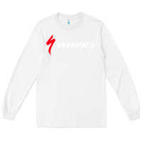 White Specialized Bikes Bicycle Long Sleeve Tee - linhVisuals