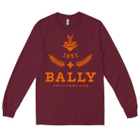 Burgundy bally Long Sleeve Tee - linhVisuals