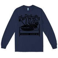 Navy kafka metamorphosis Long Sleeve Tee - linhVisuals