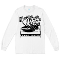 White kafka metamorphosis Long Sleeve Tee - linhVisuals