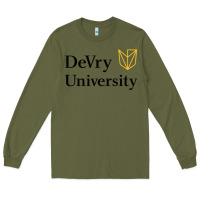 Army Green devry advantage academy vectorized Long Sleeve Tee - linhVisuals