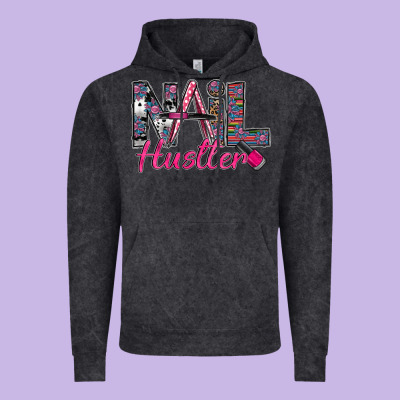 Nail Hustler Vintage Hoodie Designed By Sublimationcraftshop