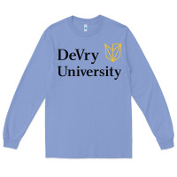 Colony Blue devry advantage academy vectorized Long Sleeve Tee - linhVisuals