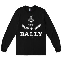 Black bally Long Sleeve Tee - linhVisuals