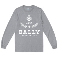 Heather Grey bally Long Sleeve Tee - linhVisuals