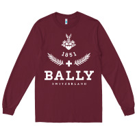 Burgundy bally Long Sleeve Tee - linhVisuals