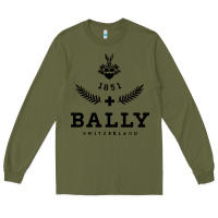 Army Green bally Long Sleeve Tee - linhVisuals
