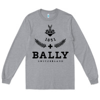 Heather Grey bally Long Sleeve Tee - linhVisuals