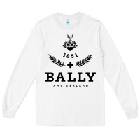 White bally Long Sleeve Tee - linhVisuals