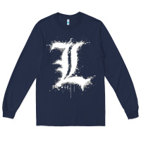 Navy ryuzaki Long Sleeve Tee - linhVisuals