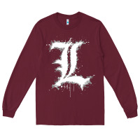 Burgundy ryuzaki Long Sleeve Tee - linhVisuals
